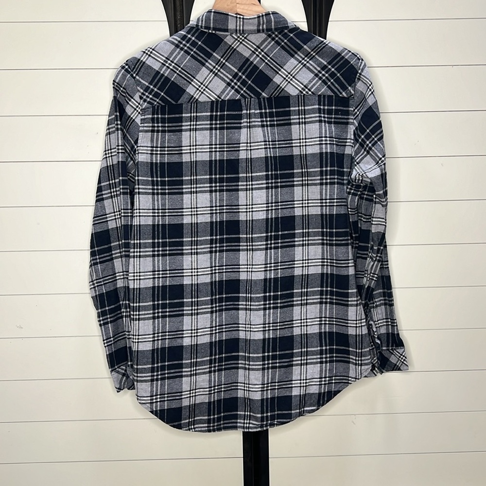 Pendleton Flannel Plaid Button-Down Shirt Medium - image 3